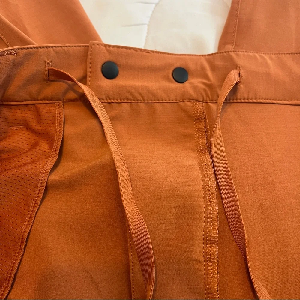 Fabletics Men’s The Only Pant Rust Orange Lightweight Athletic Golf Athleisure